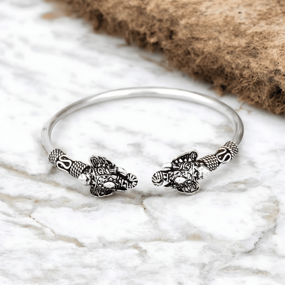 Silver Elephant bracelet for women