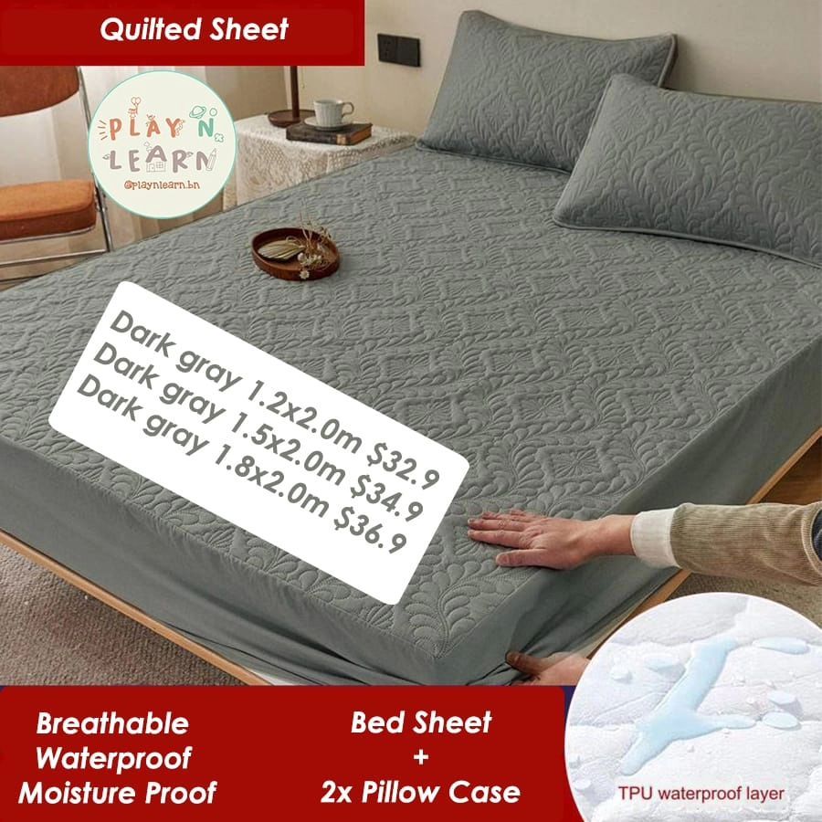 WATERPROOF COMFY BEDSHEETS (INSTOCK)