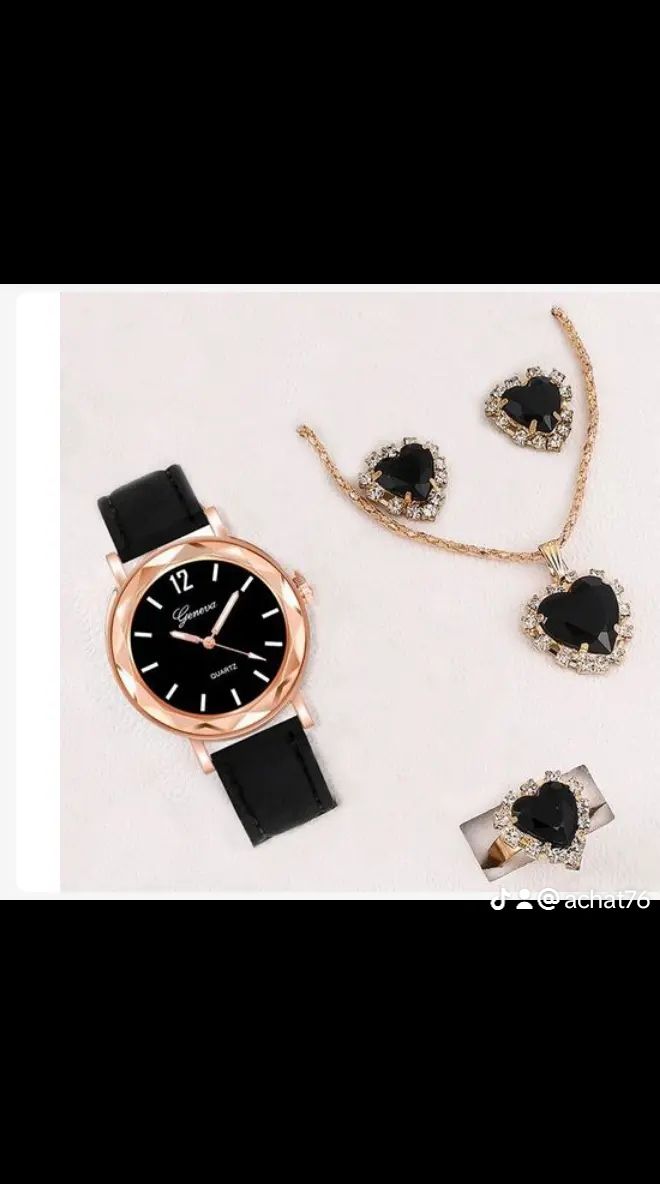 Montre, bracelet, bijoux pour femme 