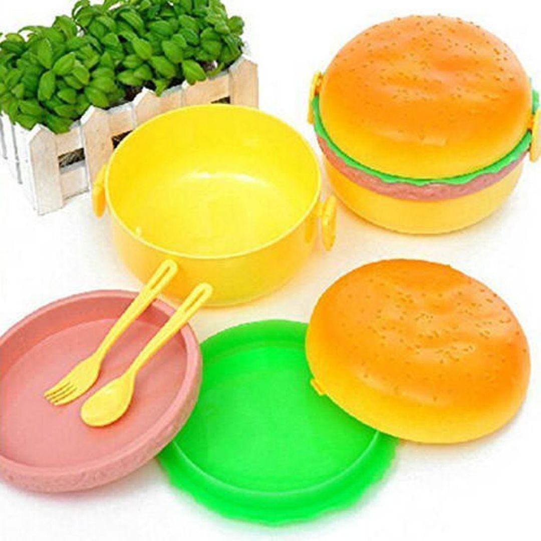 Burger Shape Lunch Box