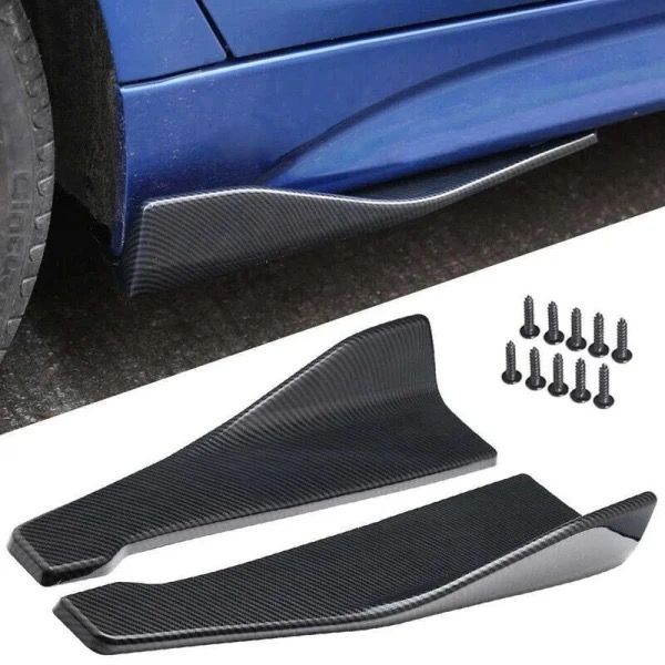 Pair Car Rear Bumper Lip Trim Protector Car Side Skirt Cover Car Corner Bumper Guards 