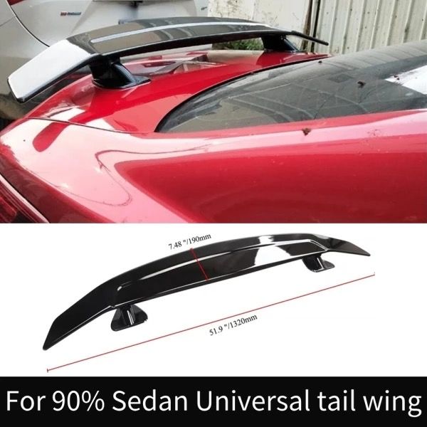 Plastic boot spoiler sedan 