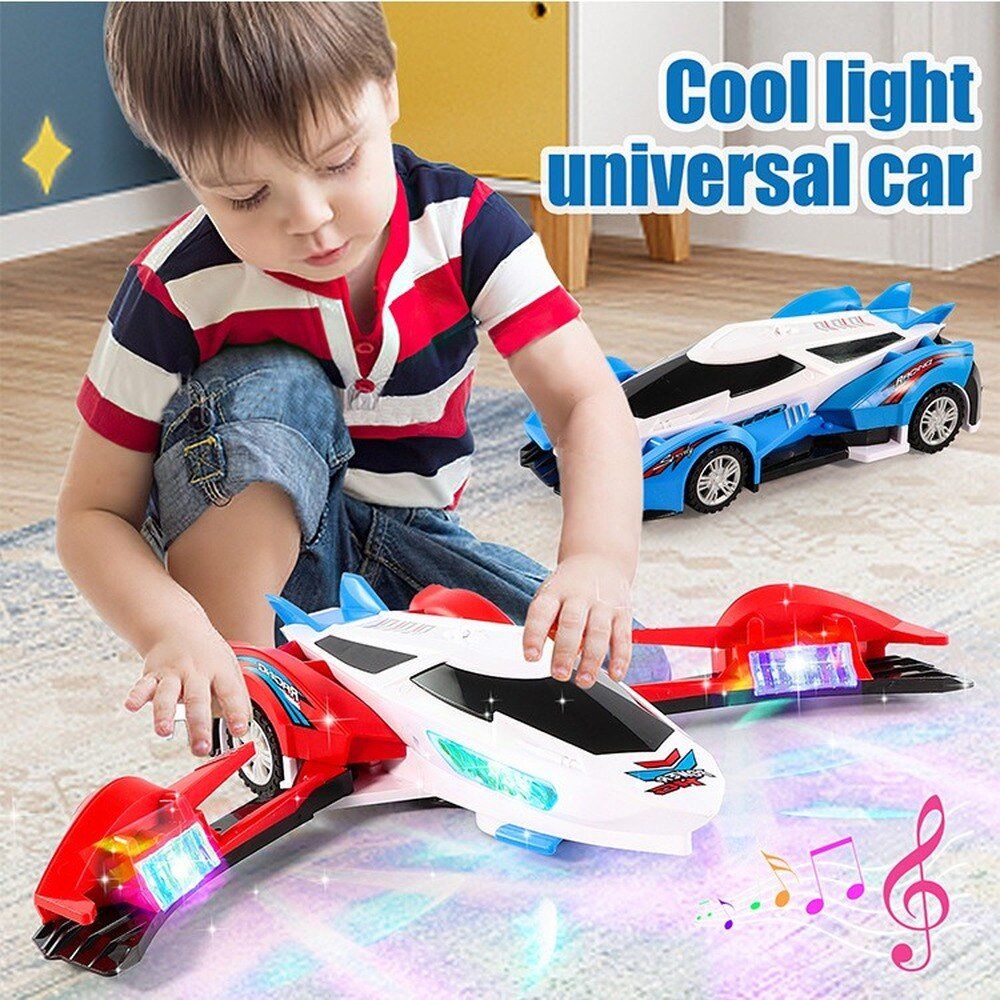 Déformation Électrique Voiture Cascader Rotation Universelle Lumière Musique Cascader Voiture Enfant Jouet Cadeau Garçon Jouet