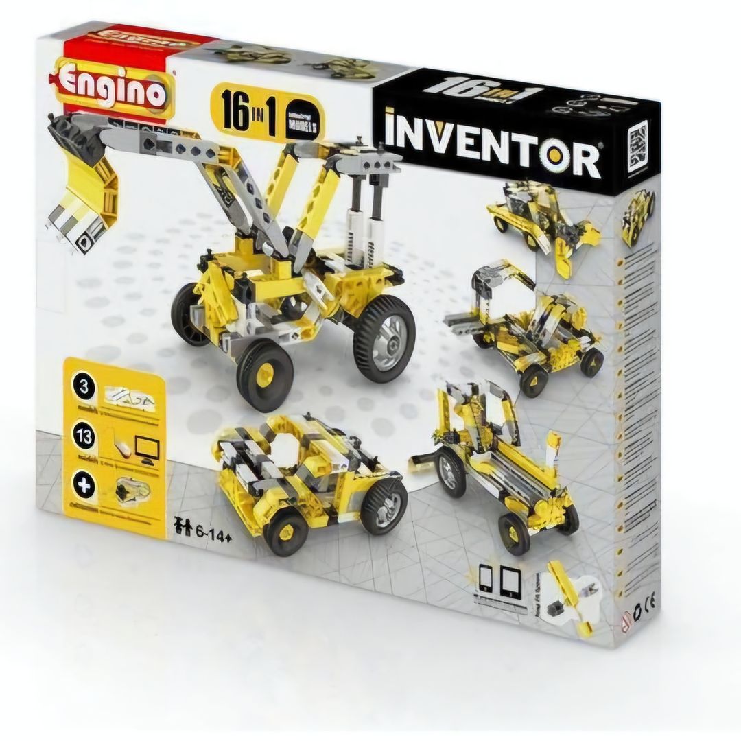 Véhicule de Chantier Inventor - 16 Modèles - Jaune et Gris - Lego Technic