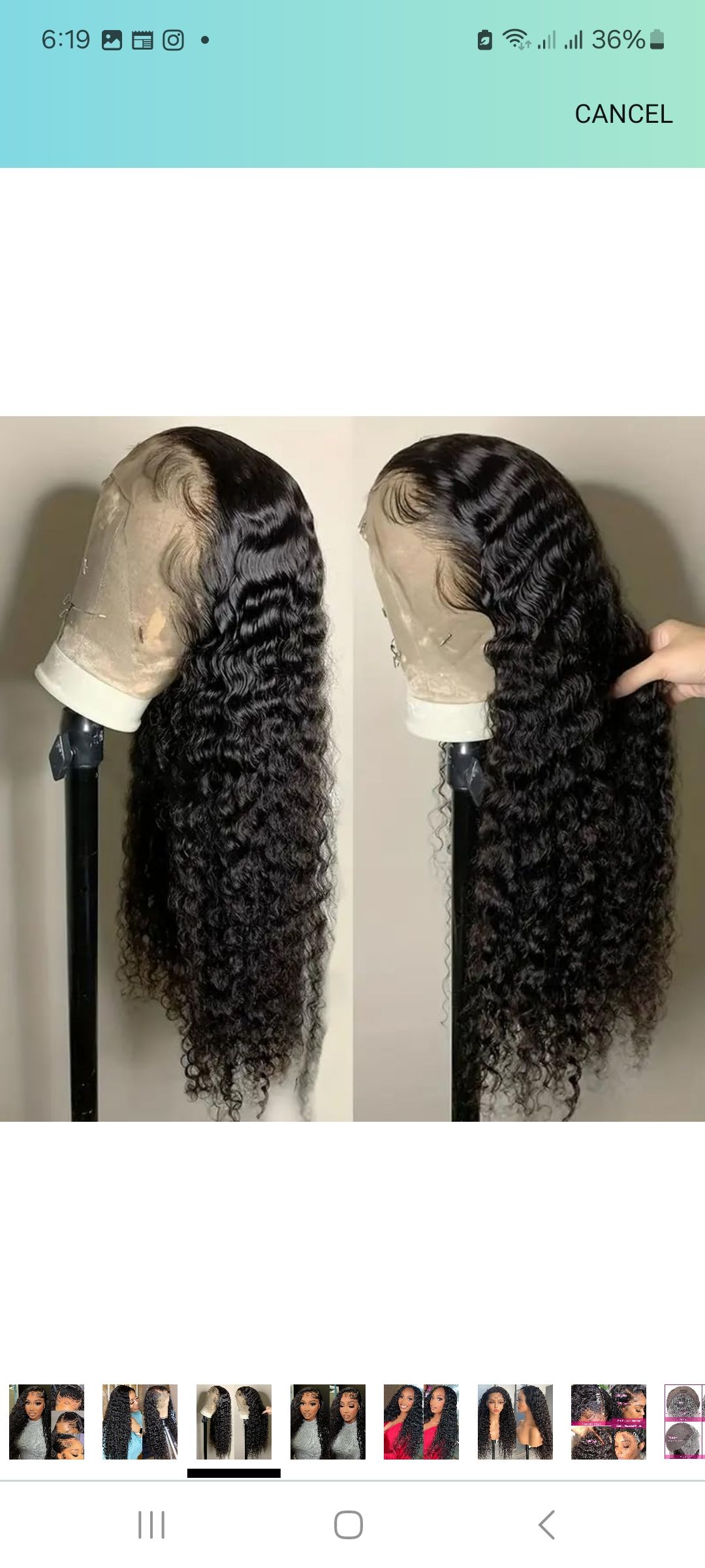 Bodywave  wig