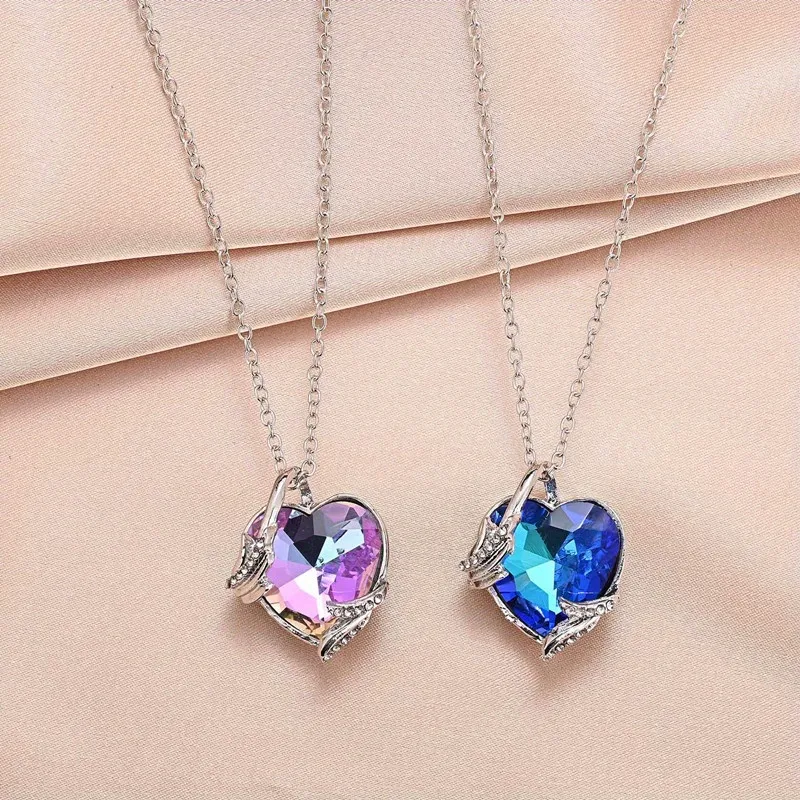 Fashion Gorgeous Pendant Necklace For Women Exquisite Luxury Crystal Necklace (Copy) (Copy)