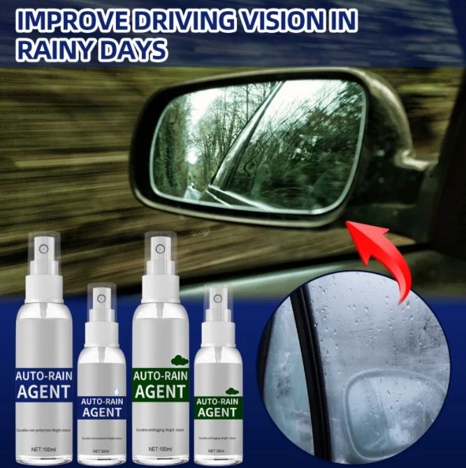 Anti fog spray glass and side mirror 100ml