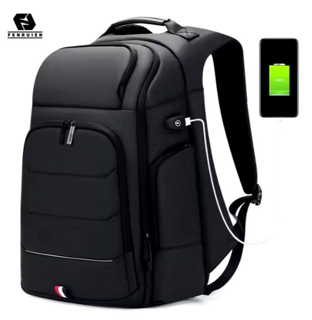 FENRUIEN Travel Antitheft Backpack Laptop Business 17.3 Inch Bag