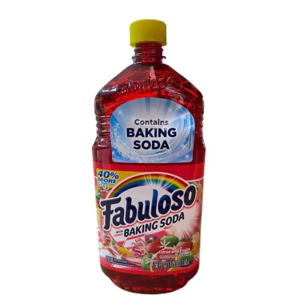 Fabuloso Liquid All Purpose Cleaner with Baking Soda = Citrus and Fruits - 56 fl oz