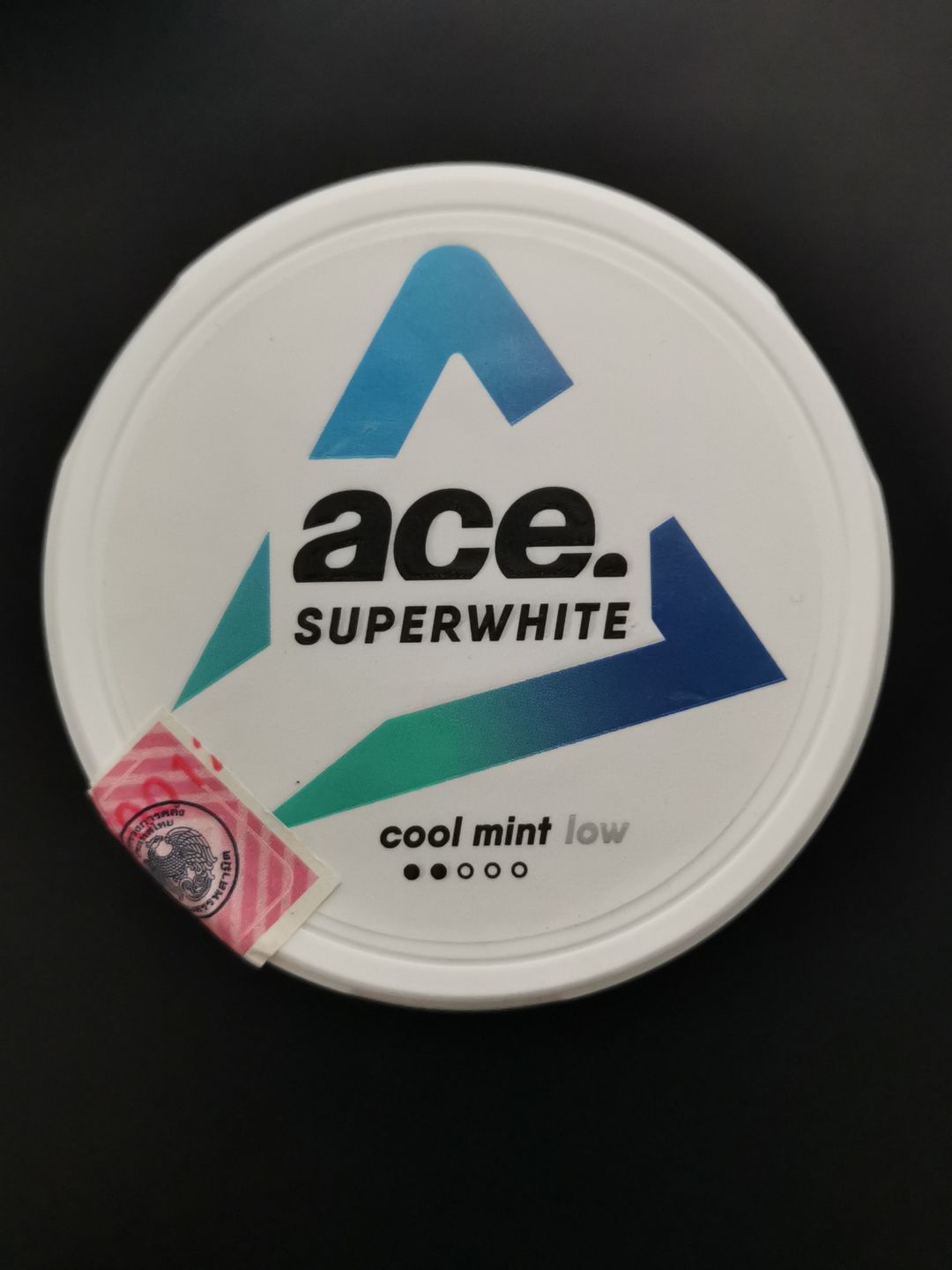 ACE COOL MINT LOW Nicotine 6mg/g. 20 Pouch/Box