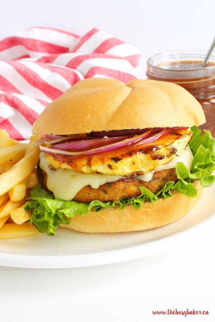 Hawaiian fish burger 