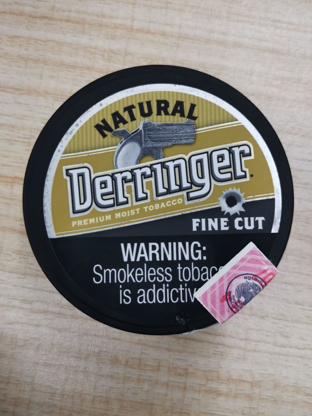 DERRINGER Fine Cut Natural Nicotine Strength: Regular 34 g/Box