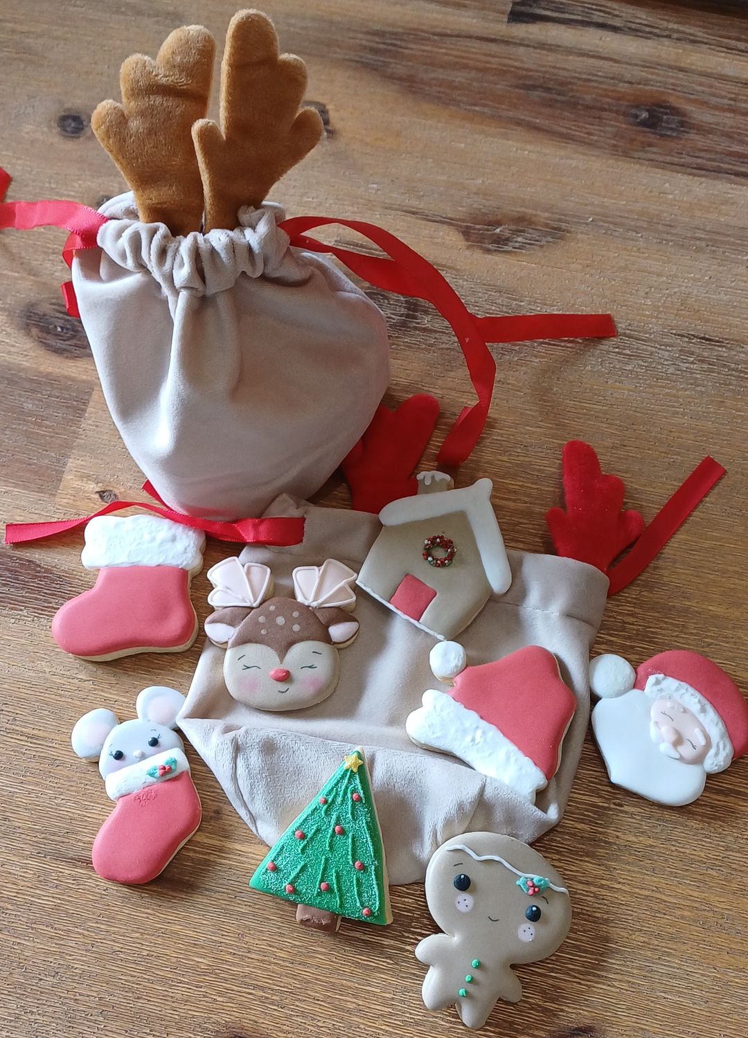 Christmas minis - reindeer bag