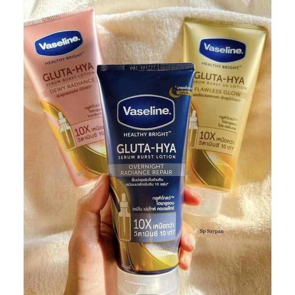 Vaseline Gluta Hya Serum Burst UV Lotion