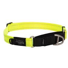 ROGZ  FASHION CLASSIC COLLAR MEDIUM DAYGLO YELLOW