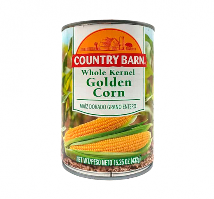 1. Country Barn whole kernel golden corn (432 g  15.25 oz) 