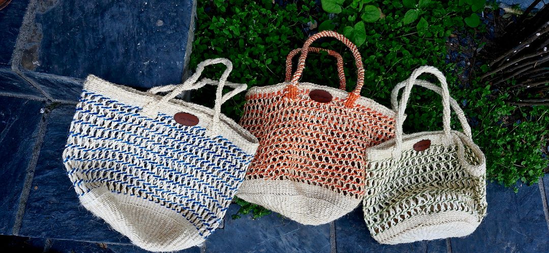 Large sisal beach bag