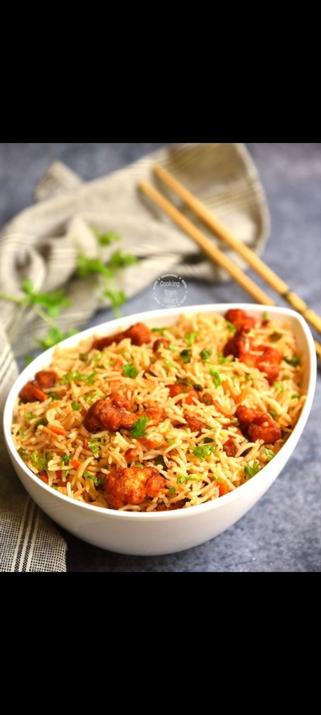 Gobi fried rice