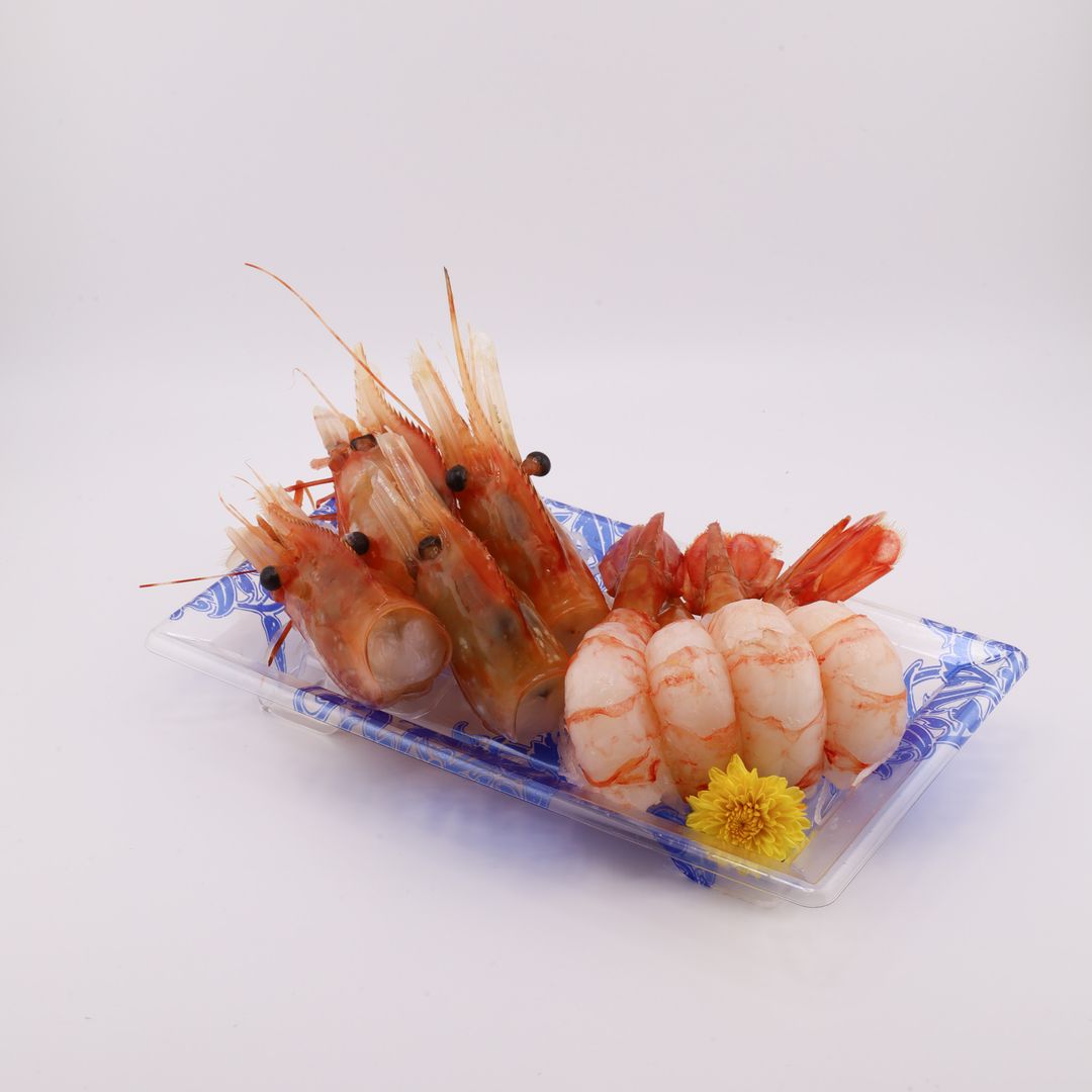 4 Piece Botan Ebi 牡丹海老 (w/Head On) Platter (SUPER SWEET) 