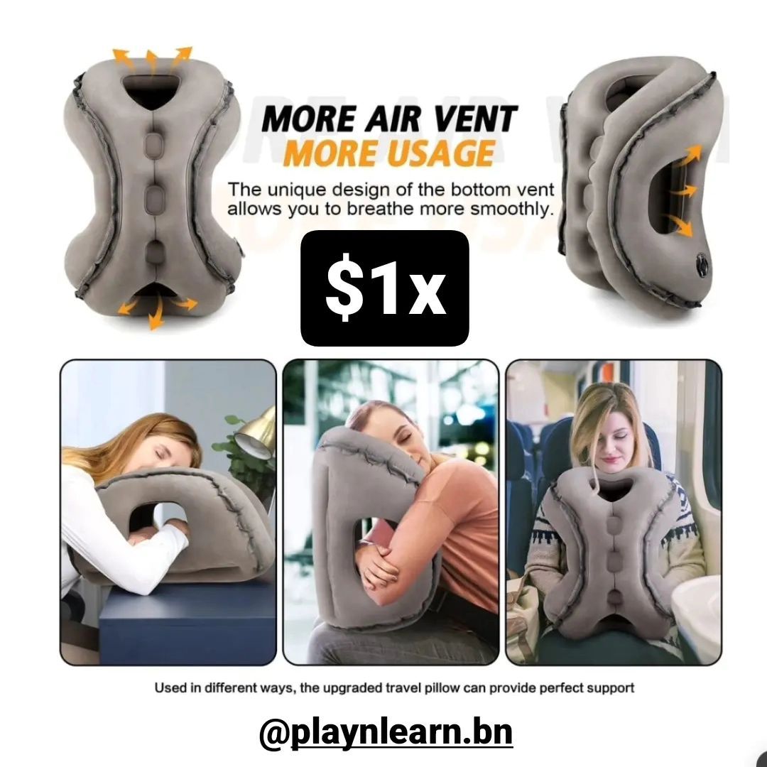 REST TRAVEL INFLATABLE PILLOW (INSTOCK)