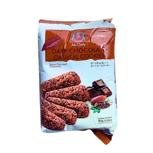 Mcoaty Dark Chocolate Oatmeal Cookies 80 g