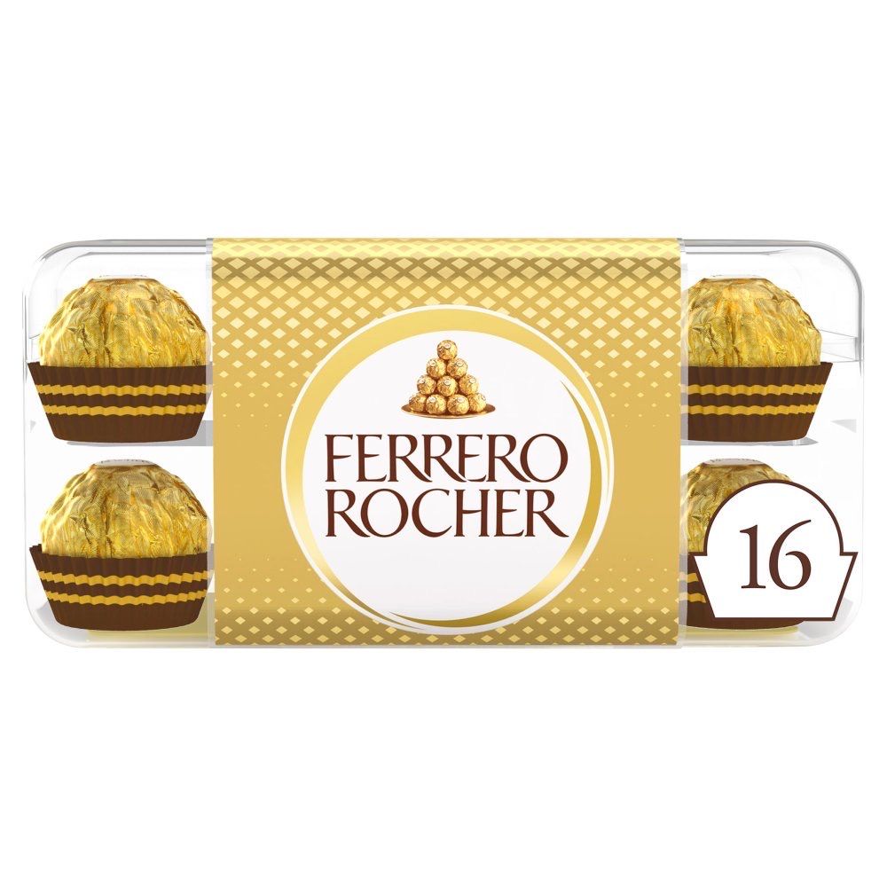 Ferrero Rocher Chocolate Pralines Gift Box of Chocolate 16 Pieces 200g