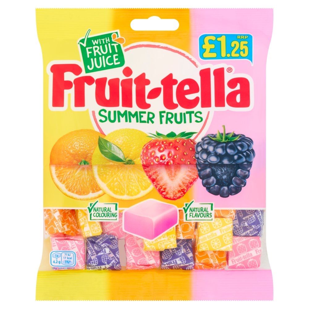 Fruit-tella Summer Fruits 135g