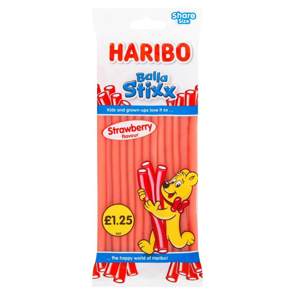 HARIBO Balla Stixx Strawberry Flavour 140g