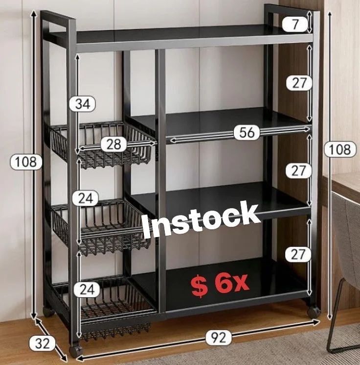 MULTI STORAGE SHELVES (INSTOCK)