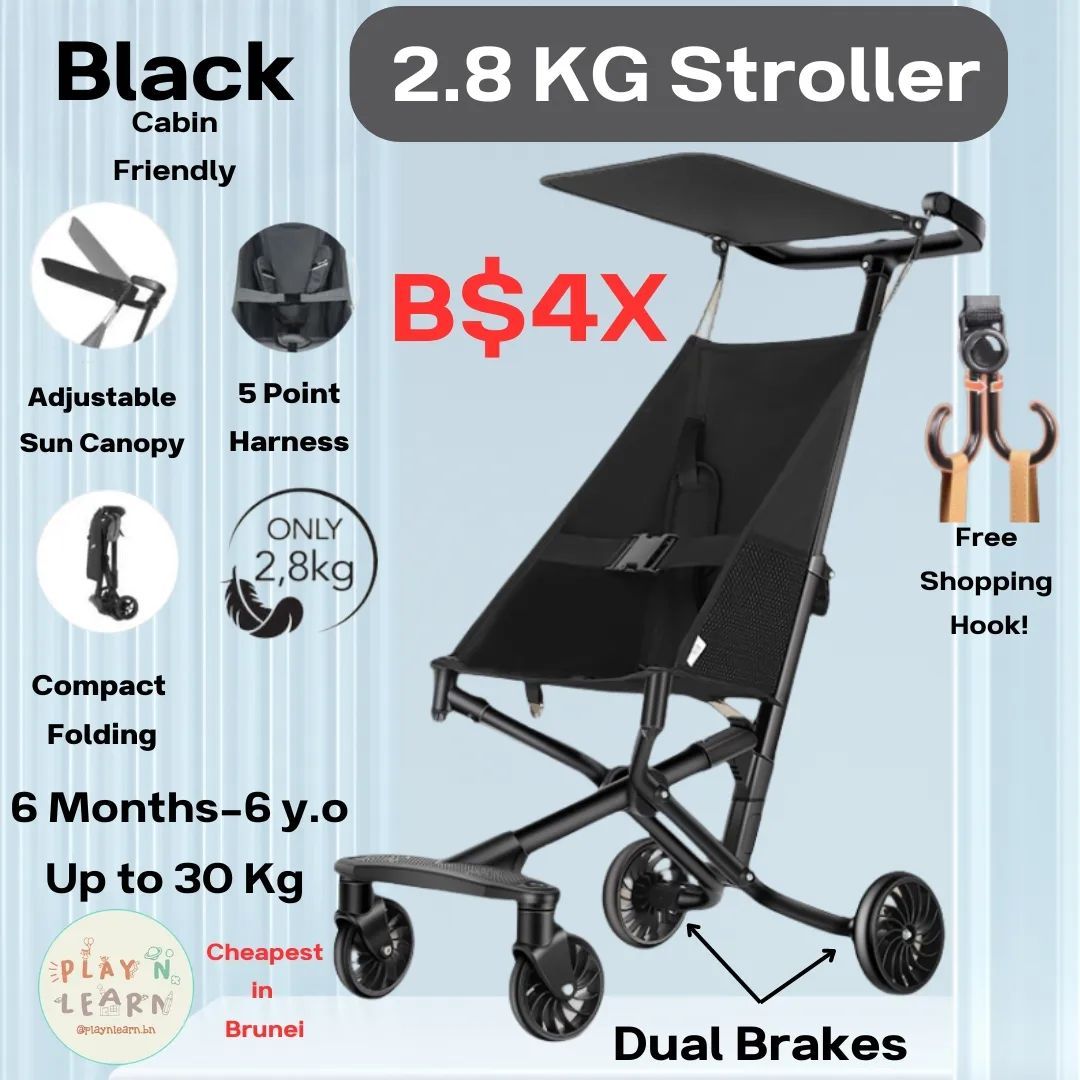 FEATHERLITE COMPACT STROLLER (INSTOCK)