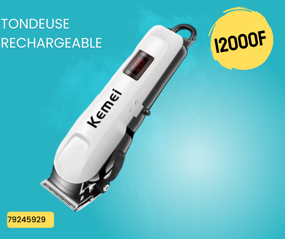 Tondeuse rechargeable