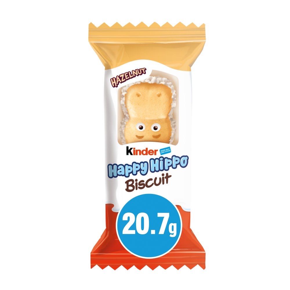 Kinder Happy Hippo Hazlenut Cream Biscuit Bar 20.7g