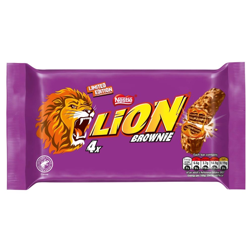 Lion Bar Brownie 4 Multipack 120g