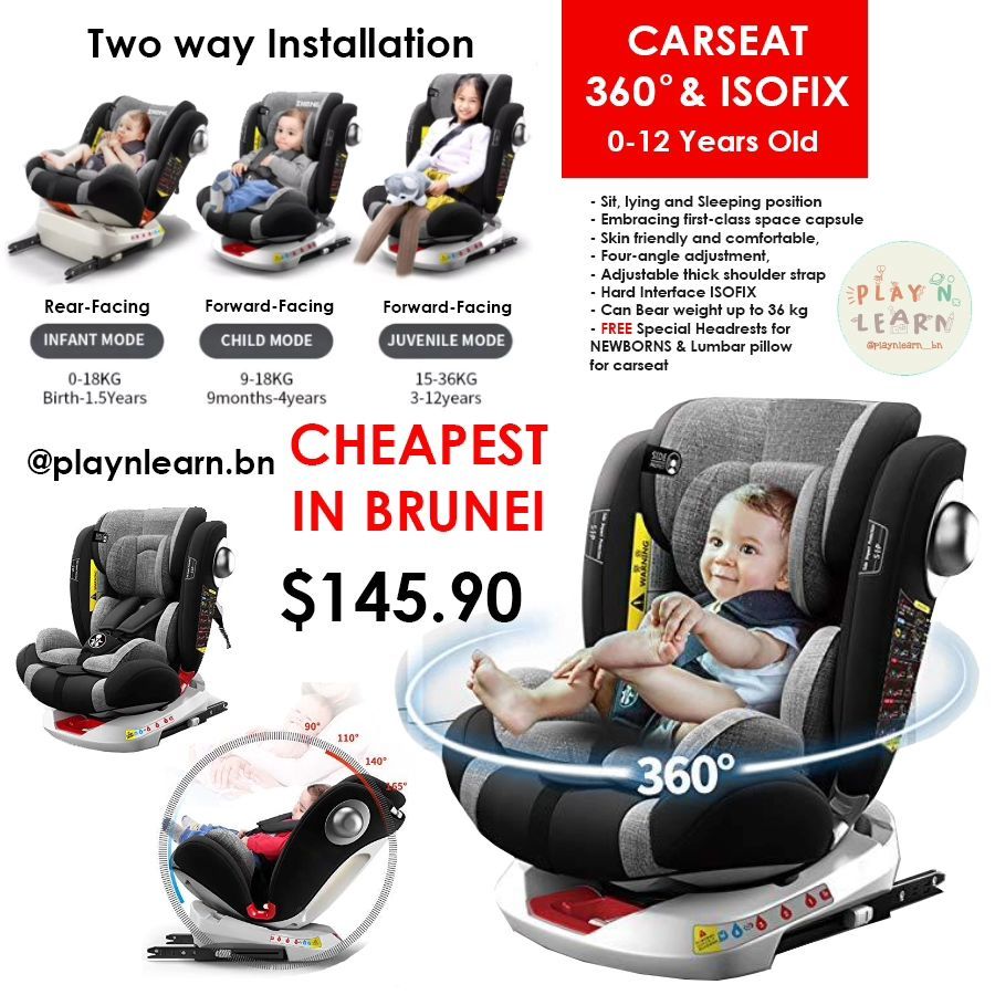 COMFY CARSEAT 360° ISOFIX (INSTOCK)