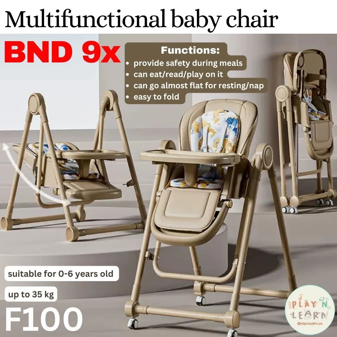 F100 MULTI-FUNGTIONAL BABY CHAIR SWING (INSTOCK)