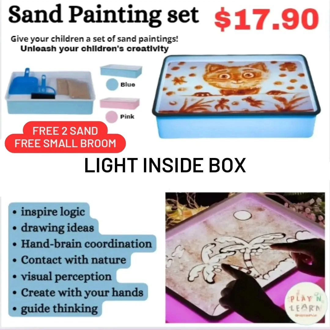 SAND PAINTING SET (INSTOCK)