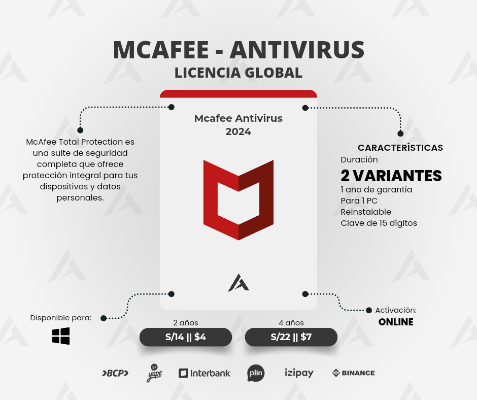 Antivirus McAfee 