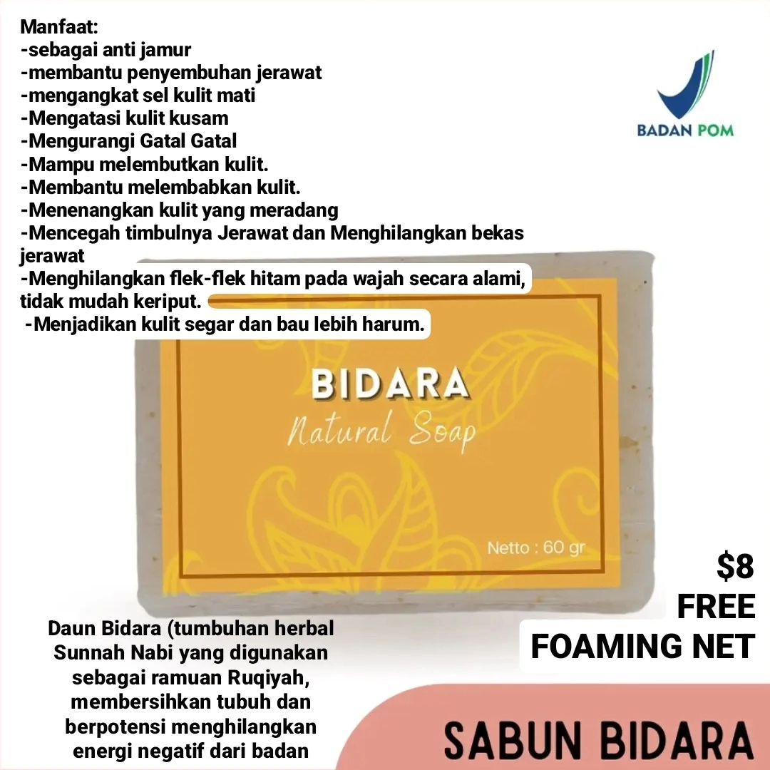 BIDARA SOAP (INSTOCK)