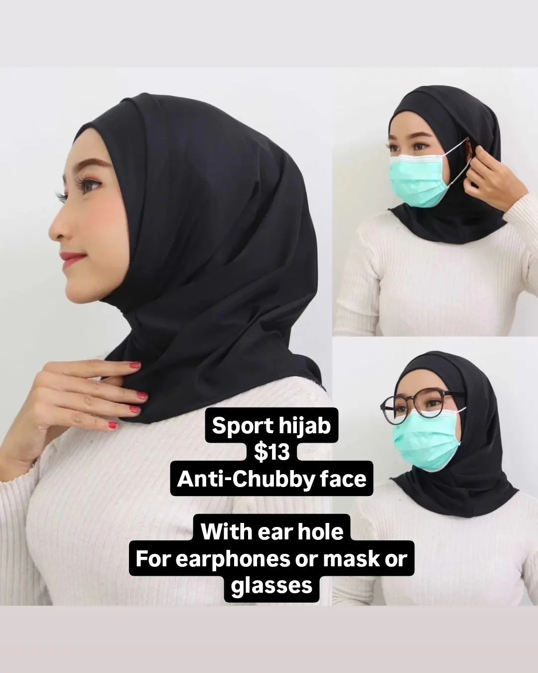 INSTANT SPORT HIJAB TUDUNG (INSTOCK)