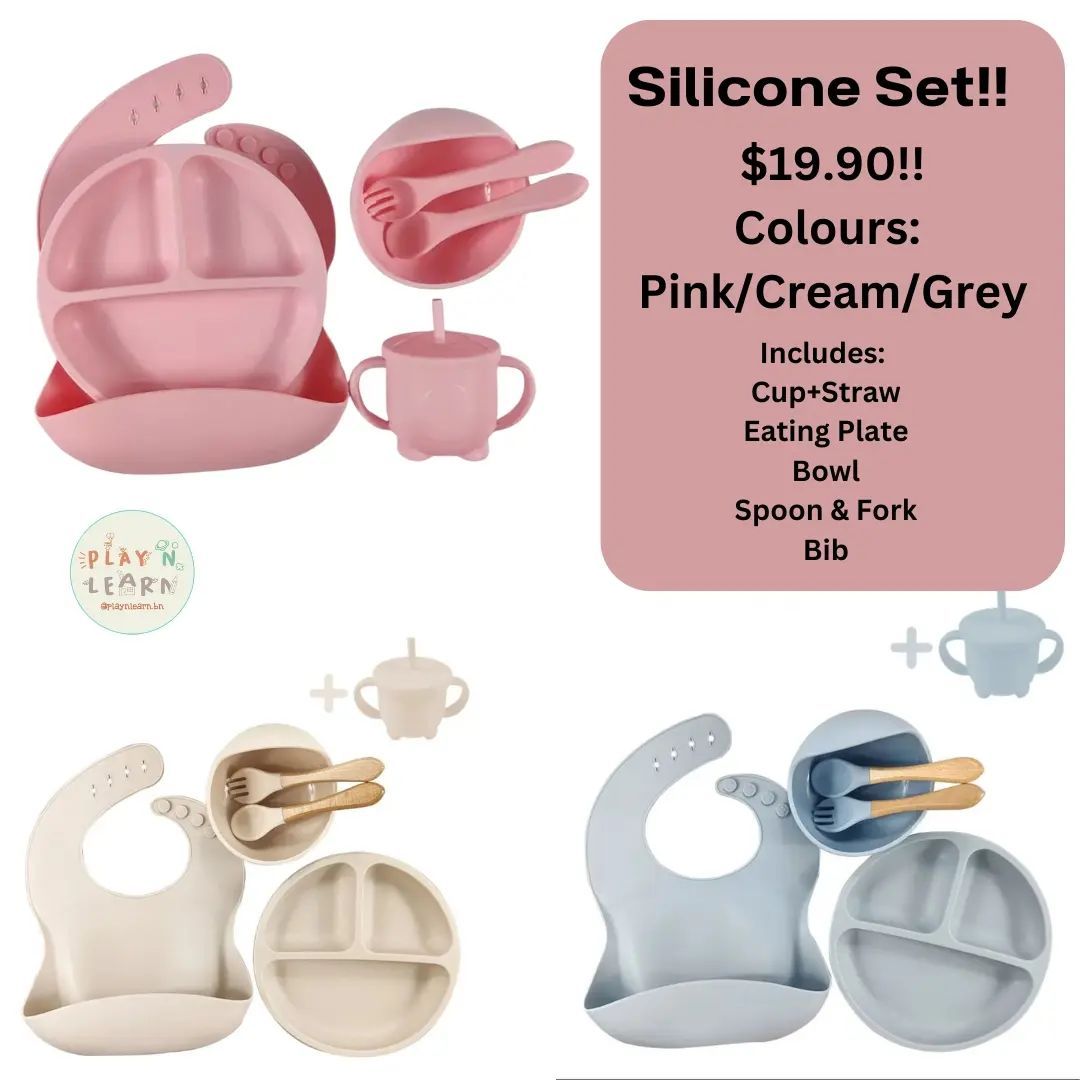 SILICONE PLATE SET (INSTOCK)