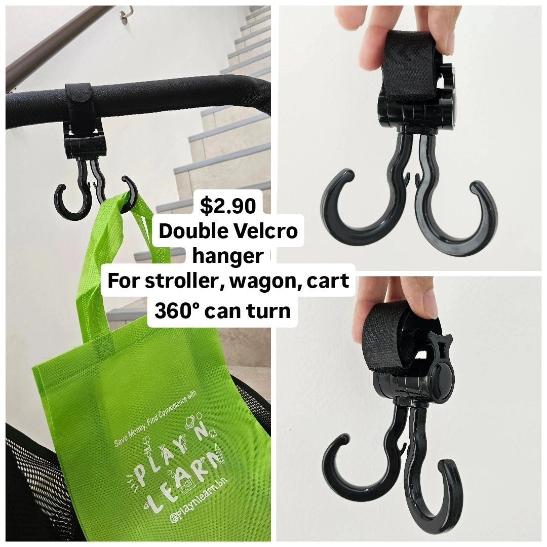 360° DOUBLE VELCRO HANGER (INSTOCK)