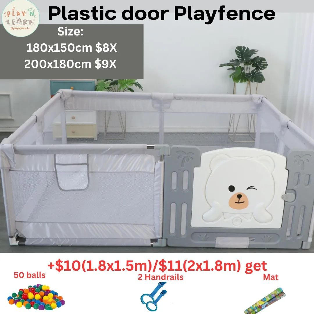 PLASTIC DOOR PLAYFENCE (INSTOCK)