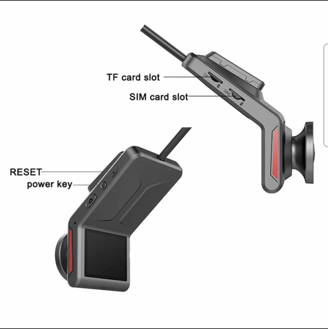 Dashcam 4G Wifi + apk à distance