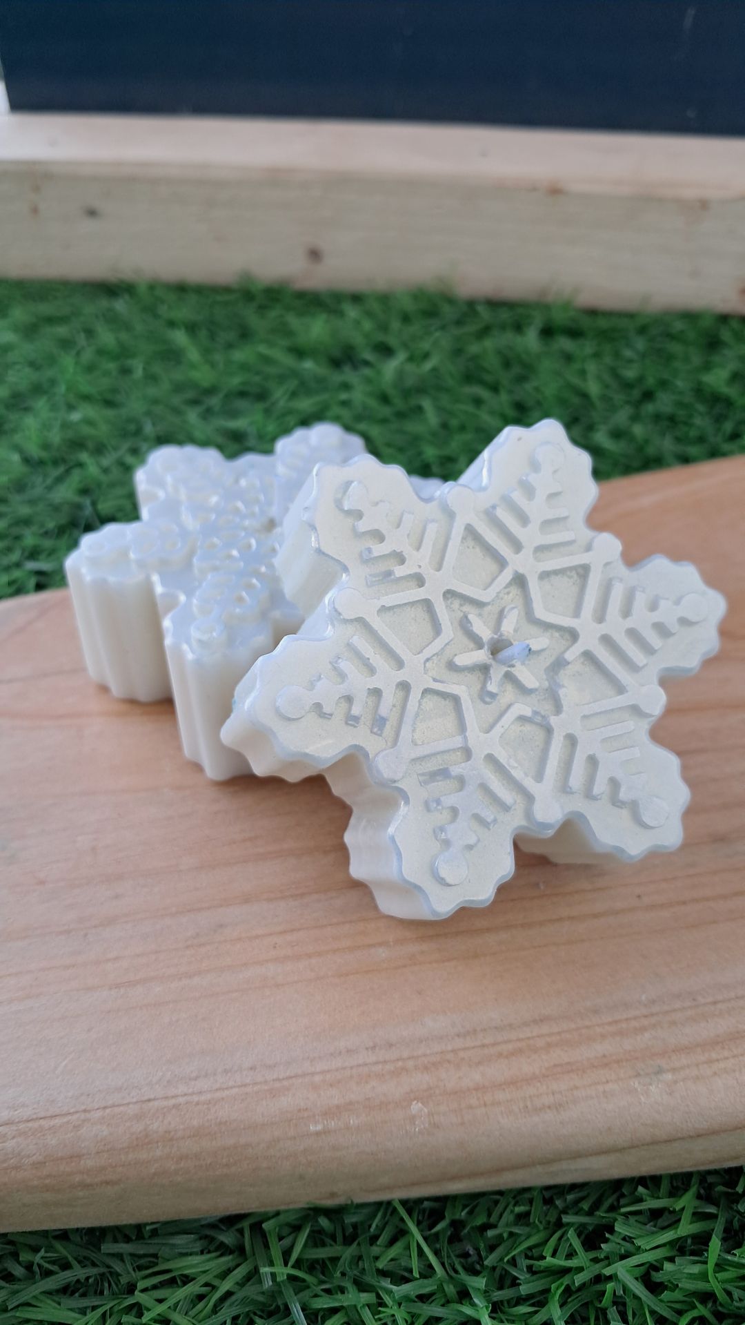 Snowflake Candle