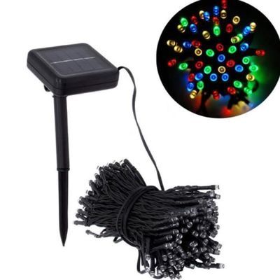 Guirlande Lumineuse Solaire  - 50m 500 LED Multicolore - Extérieur-Intérieur