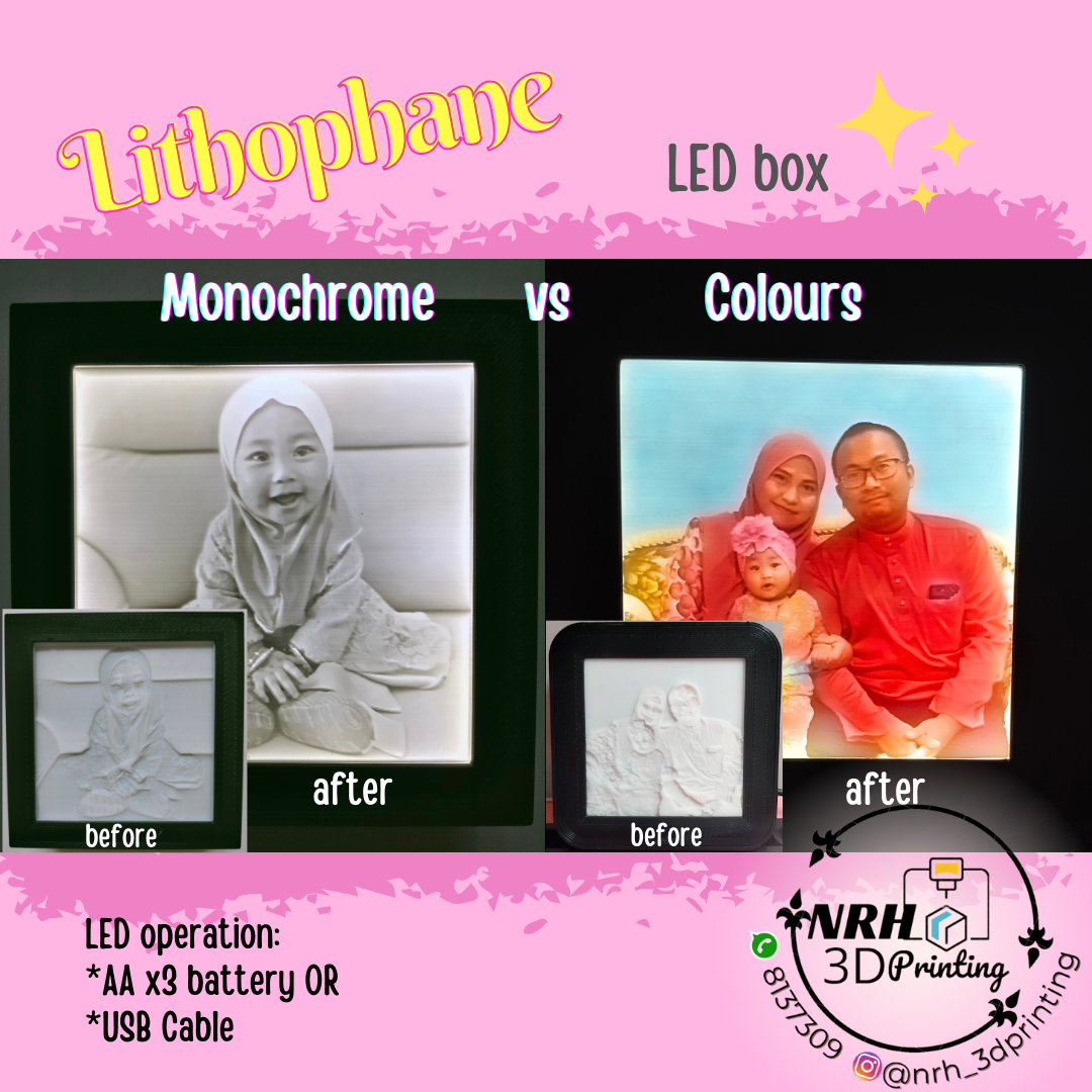 Lithophane LED Box