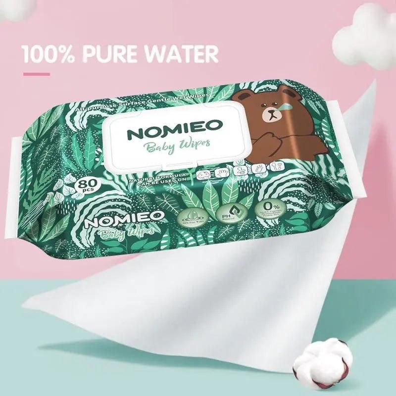 [CARTON] Nomieo Pure Wet Wipes Pearl Pattern 80s