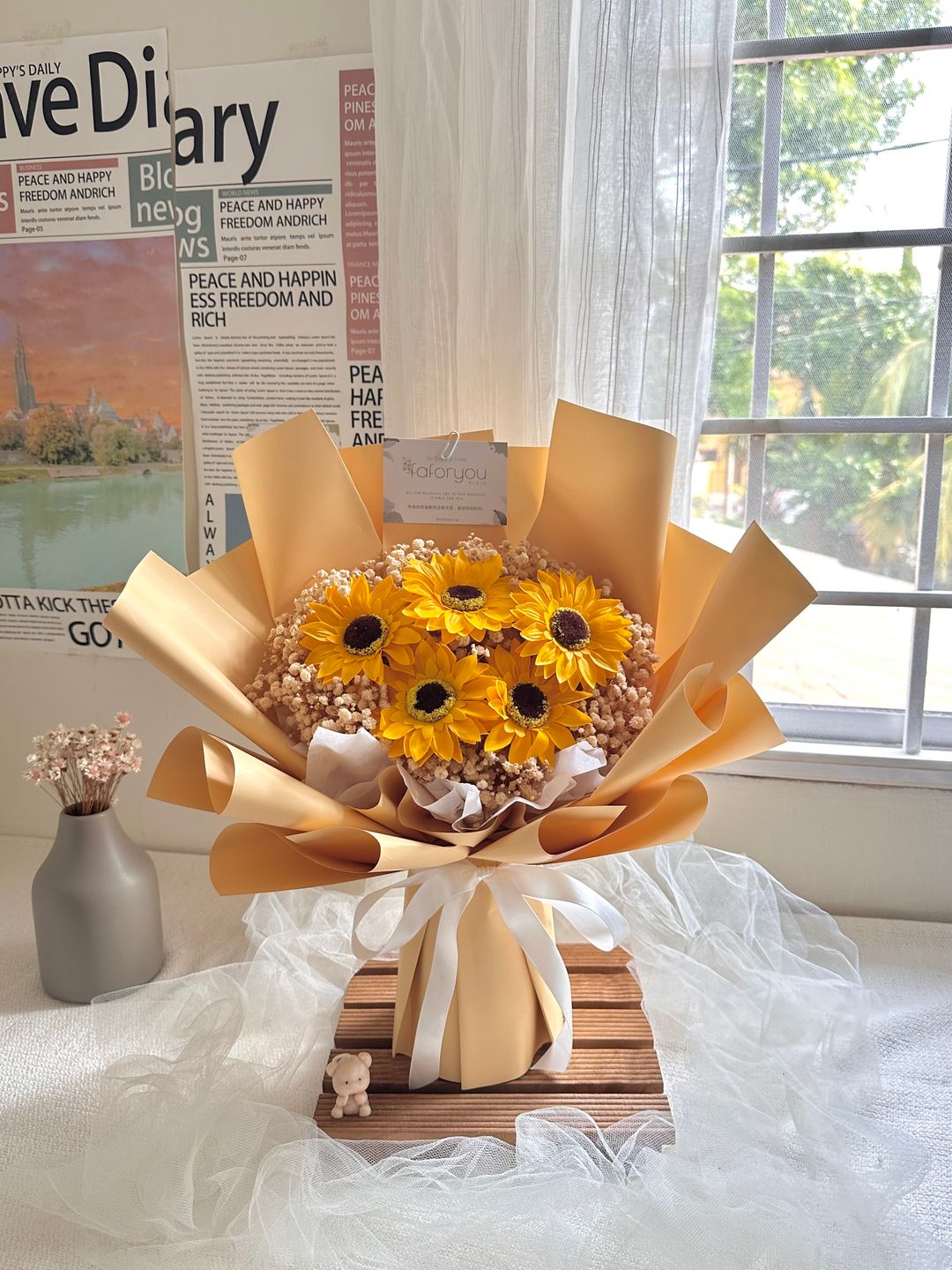 6 stalk Sunflower Mixed Bouquet