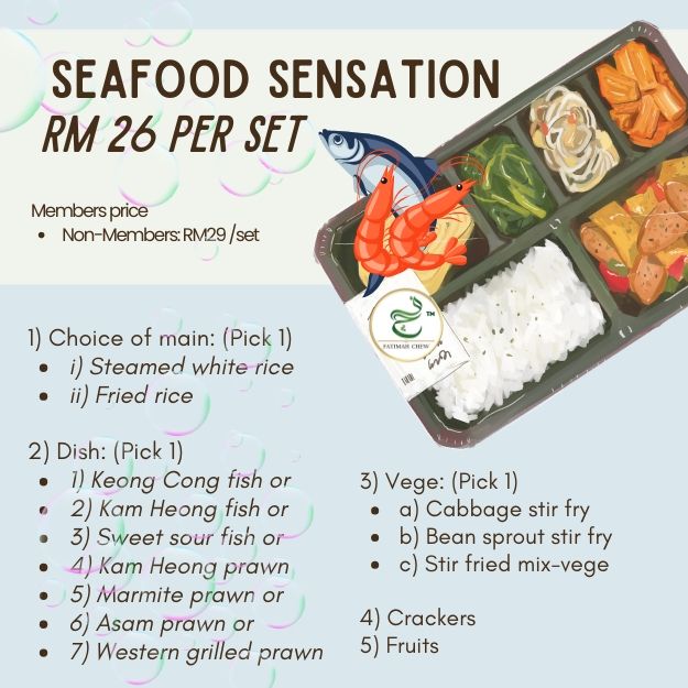 Set (E) Seafood sensation