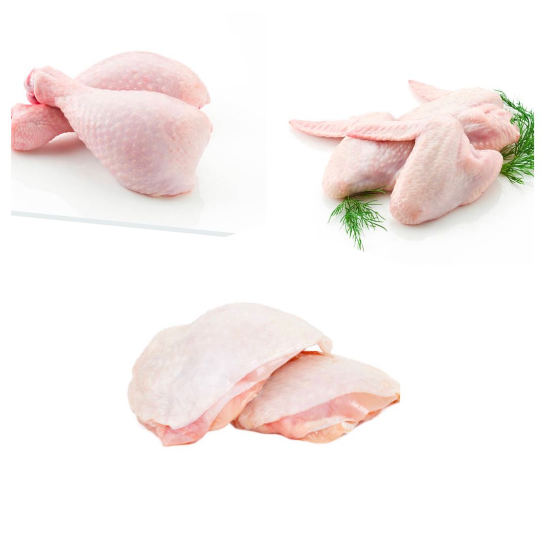 4kg No White Meat Portions {Thighs, Wings & Drumsticks)